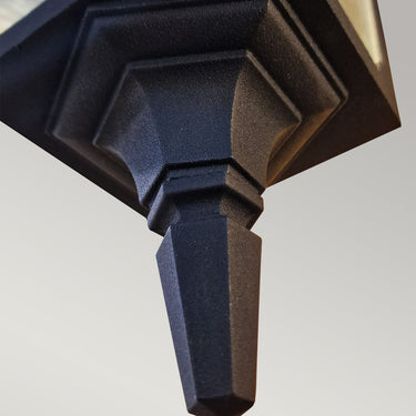 Wall lamp black | Outdoor | 20.5 x 29.7 x 44 cm | Chapel | (IP44)