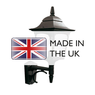 Wall lamp black | Outdoor | 20.5 x 29.7 x 48 cm | Chapel | (IP44)