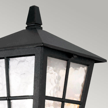 Wall lamp black | Outdoor | 21.5 x 25 x 44 cm | Canterbury | (IP43) 