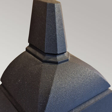 Wall lamp black | Outdoor | 22 x 14 x 41 cm | Chapel | (IP44)