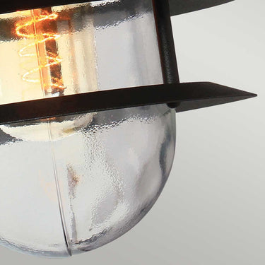 Wall lamp black | Outdoor | 22 x 26 x 23.6 cm | Copenhagen | (IP44)
