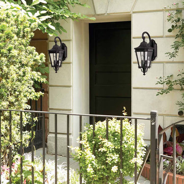 Wall lamp black | Outdoor | 22.9 x 29.5 x 52.1 cm | Cotswold Lane | (IP44)