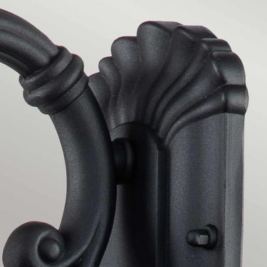 Wall lamp black | Outdoor | 23.5 x 28 x 47 cm | Chicago | (IP44)