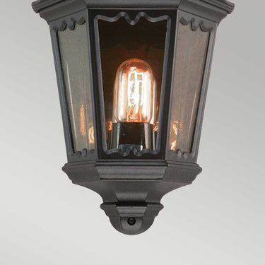 Wall lamp black | Outdoor | 26 x 14 x 49.5 cm | Medstead | (IP44)