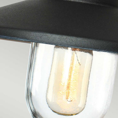 Wall lamp black | Outdoor use | 27.5 x 42 x 25.5 cm | Klampenborg | (IP44)