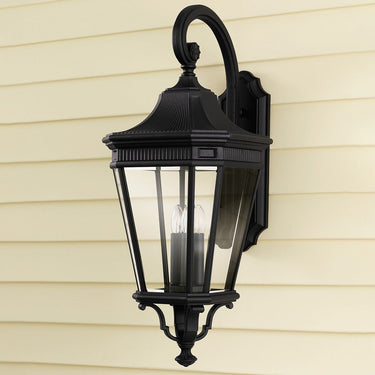 Wall lamp black | Outdoor | 30.5 x 41.3 x 76.2 cm | Cotswold Lane | (IP44)