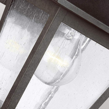 Wall lamp black-gray | Outdoor use | 15.2 x 17.5 x 28.6 cm | Galena | (IP44)