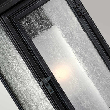 Wall lamp black-gray | Outdoor | 17.8 x 18.4 x 41.9 cm | Shepherd | (IP44)
