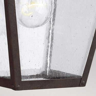 Wall lamp black-gray | Outdoor use | 20.3 x 23.5 x 40.6 cm | Galena | (IP44)