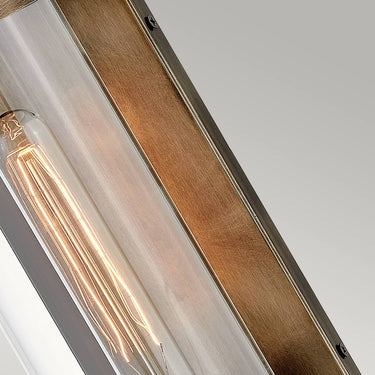 Wall lamp bronze | Outdoor | 11.5 x 12.3 x 35.6 cm | Pearson | (IP44)