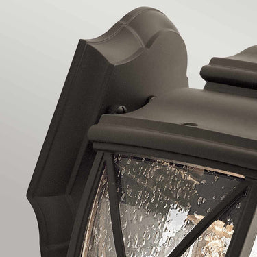 Wall lamp bronze | Outdoor | 14.6 x 16.9 x 26.5 cm | Tangier | (IP44)