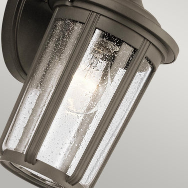 Wall lamp bronze | Outdoor | 15.2 x 18.1 x 27.9 cm | Fairfield | (IP44)