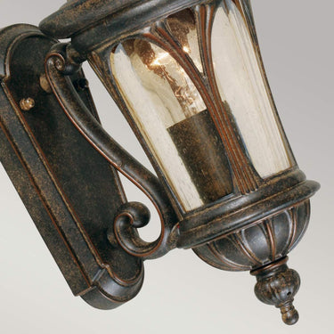 Wall lamp bronze | Outdoor | 16.5 x 19.5 x 35 cm | New England | (IP44)