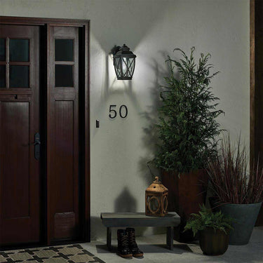 Wall lamp bronze | Outdoor | 19.1 x 21.7 x 34.1 cm | Tangier | (IP44)