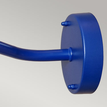 Wall lamp blue | Outdoor use | 27.5 x 42 x 25.5 cm | Klampenborg | (IP44)