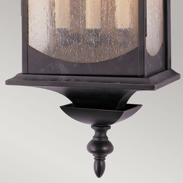 Wall lamp dark bronze | Outdoor | 22.9 x 16.5 x 63.8 cm | Market Square | (IP44)