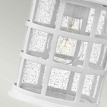 Seinävalaisin valkoinen | Ulkokäyttöön | 20,7 x 23,2 x 30,1 cm | Freeport | (IP44)