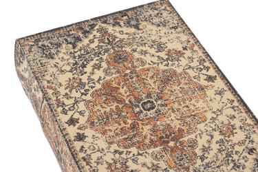 Sini-oranssisävyinen kirjalaatikko | 18x7x27cm | Oriental