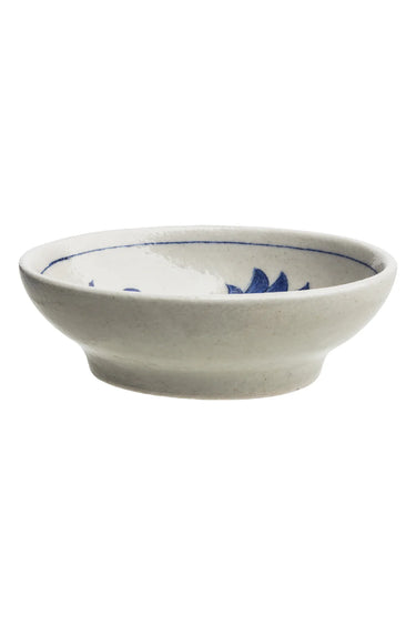 Blue and white soap dish | 13 x 10 x 4 cm | BLUE POTTERY