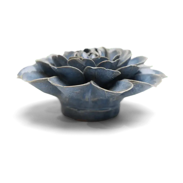 Sininen samettikukka-posliinikukka Chive, ⌀10,8 x 4,6 cm – kuva 2