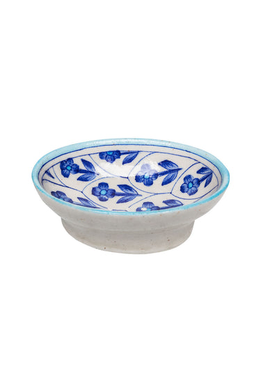 Blue soap dish | 13 x 10 x 4 cm | BLUE POTTERY