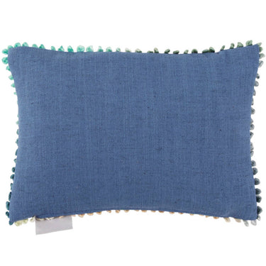 Blue-toned decorative pillow | 35 x 25 cm | Gerroa