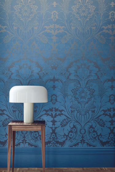 St James's Park Cobalt Fade | non-woven tapetti | London Wallpapers V