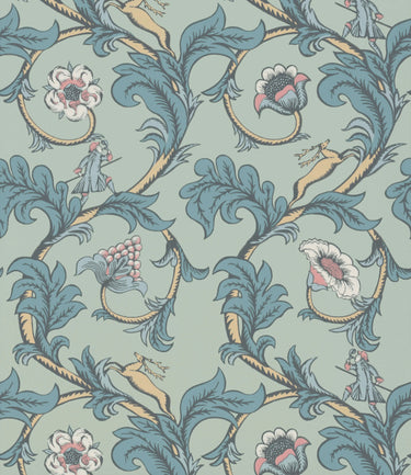 Stag Trail Arsenic | non-woven tapetti | National Trust Papers