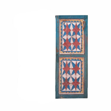 Tähtikuvioitu antiikkiovi | 67 x 3 cm x 172 cm | Vintage-Vintage by Sasu's-Sasu’s sisustus- ja huonekaluliike