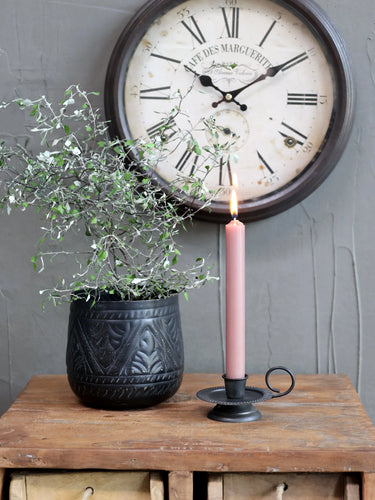 Dinner Candle 7 h H18/D2 cm taupe