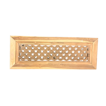 Teak carved coffee table | 226SCA-D170 | 125.5x46.5x45