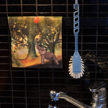 Dishcloth | 17x20 cm | Happy