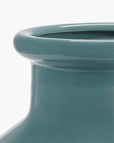 Turquoise flower pot | ⌀37.5 × 41 cm
