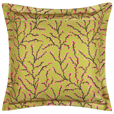 Vaaleanpuna-vihreäsävyinen sisustustyynyliina ulkokäyttöön | 50 x 50 cm | Tiger Dream