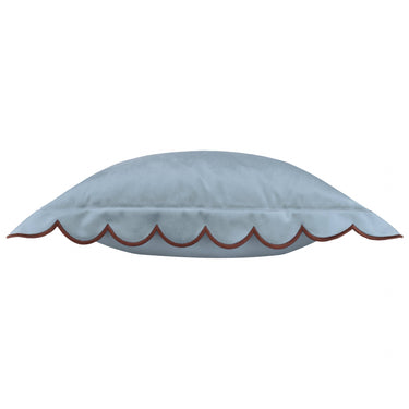 Vaaleansininen sisustustyynyliina | 45 x 45 cm | Scallop