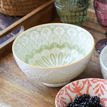 Arés Bowl H8/D15.5 cm verte