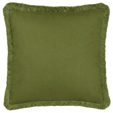 White-Green Decorative Pillow Cover | 45 x 45 cm | Palm