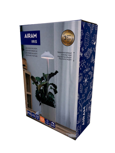 White plant light | 11 x 21-71cm | Iris